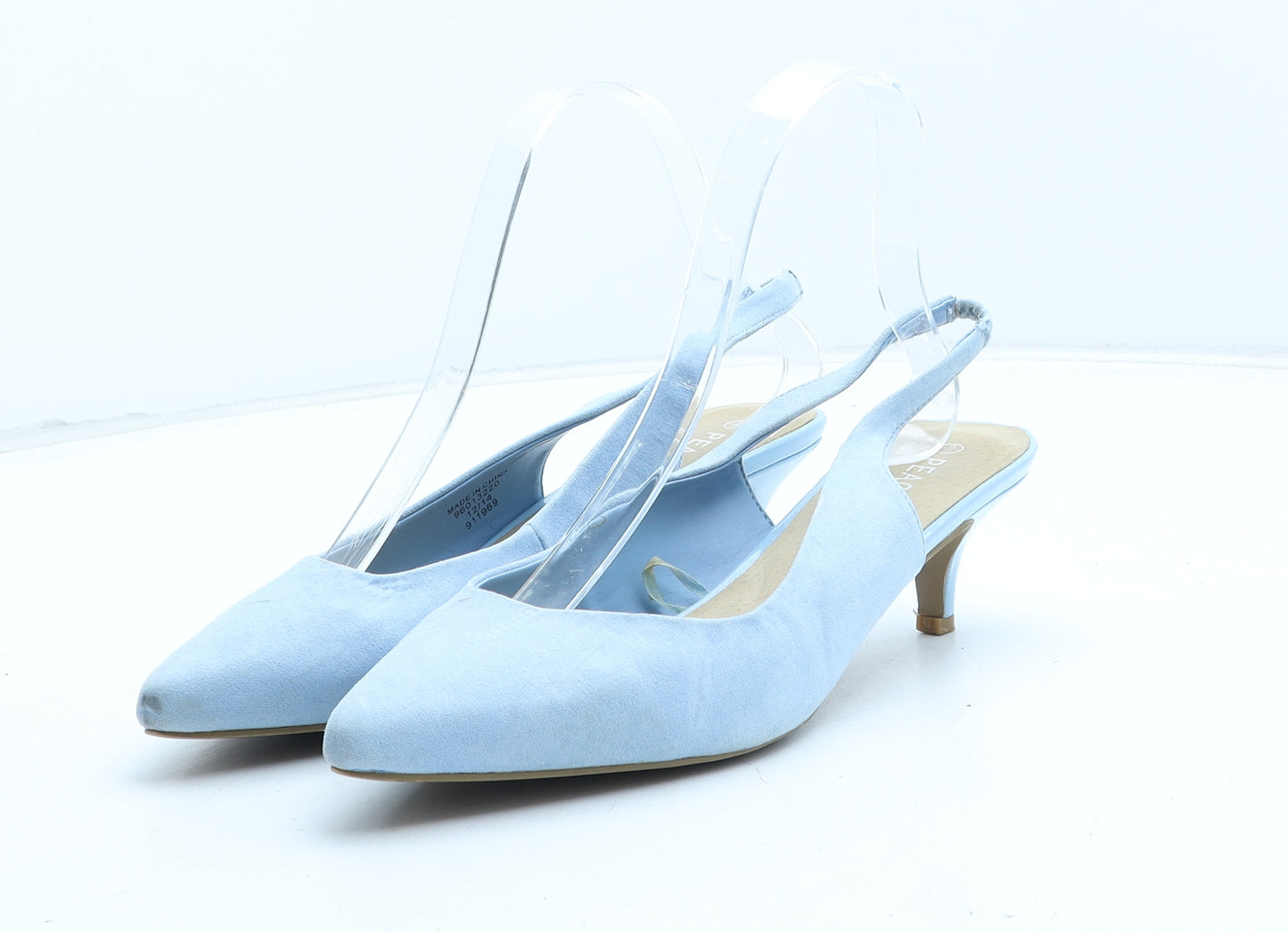 Peacocks Womens Blue Synthetic Slingback Heel UK