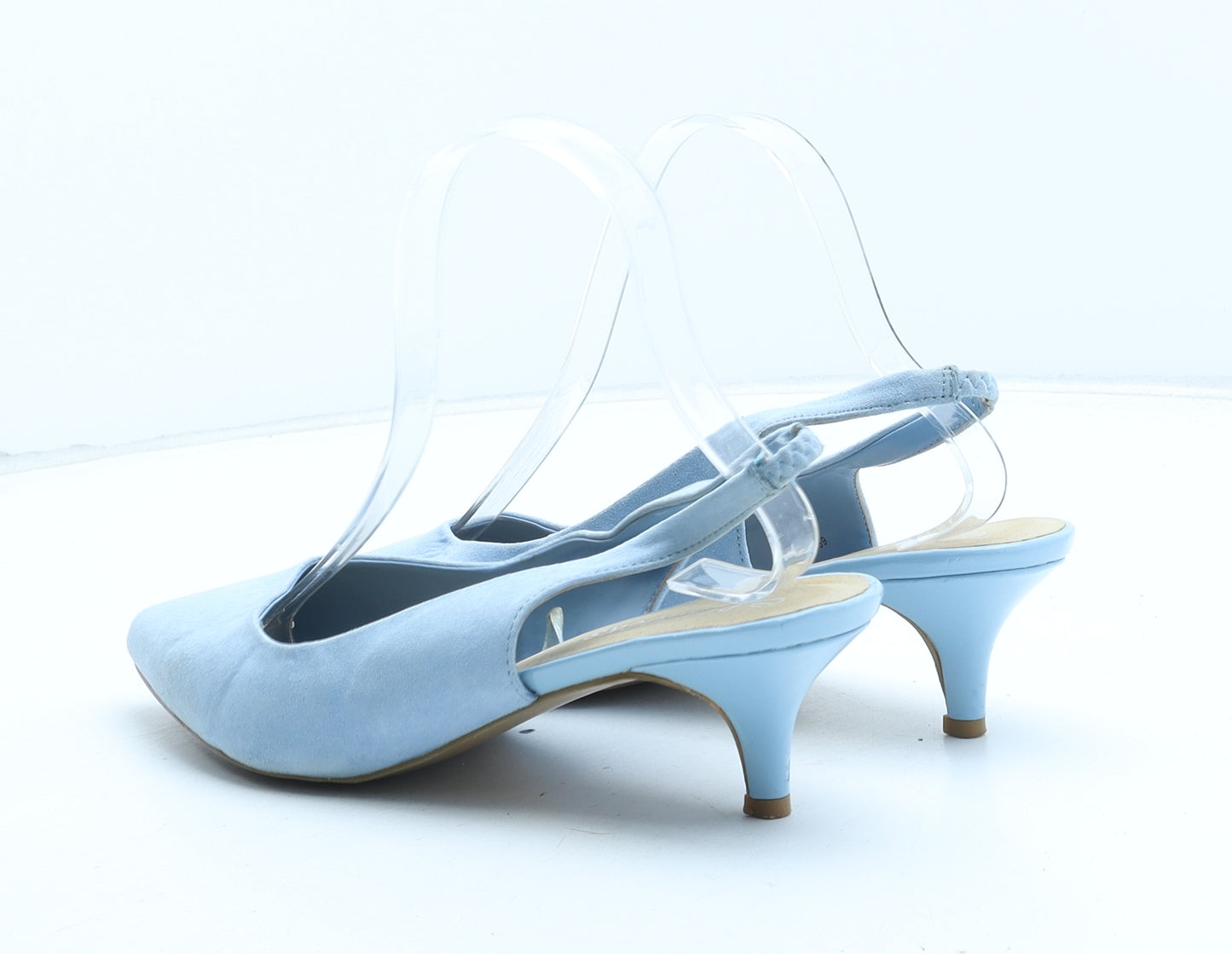 Peacocks Womens Blue Synthetic Slingback Heel UK