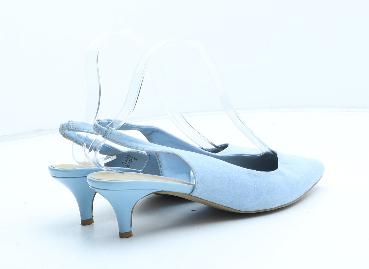 Peacocks Womens Blue Synthetic Slingback Heel UK