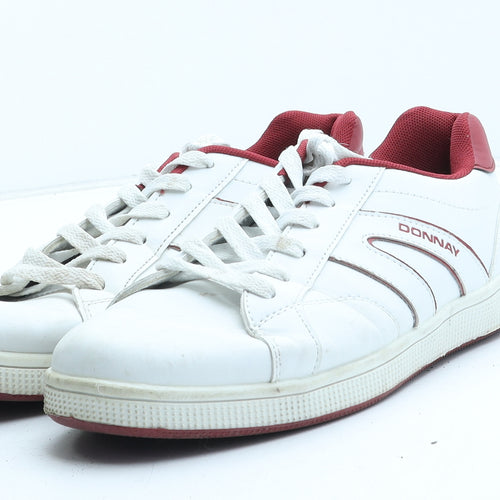 Donnay Mens White Synthetic Trainer UK 8