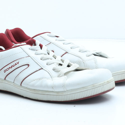 Donnay Mens White Synthetic Trainer UK 8