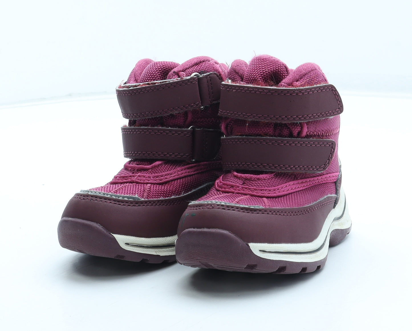 NEXT Girls Pink Colourblock Polyester Snow Boot Boot UK 6