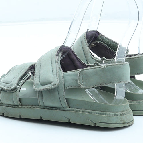 Zara Boys Green Rubber Fisherman Sandal UK 9.5 27
