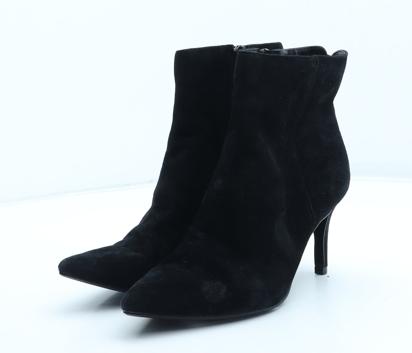 Dune Womens Black Leather Bootie Boot UK