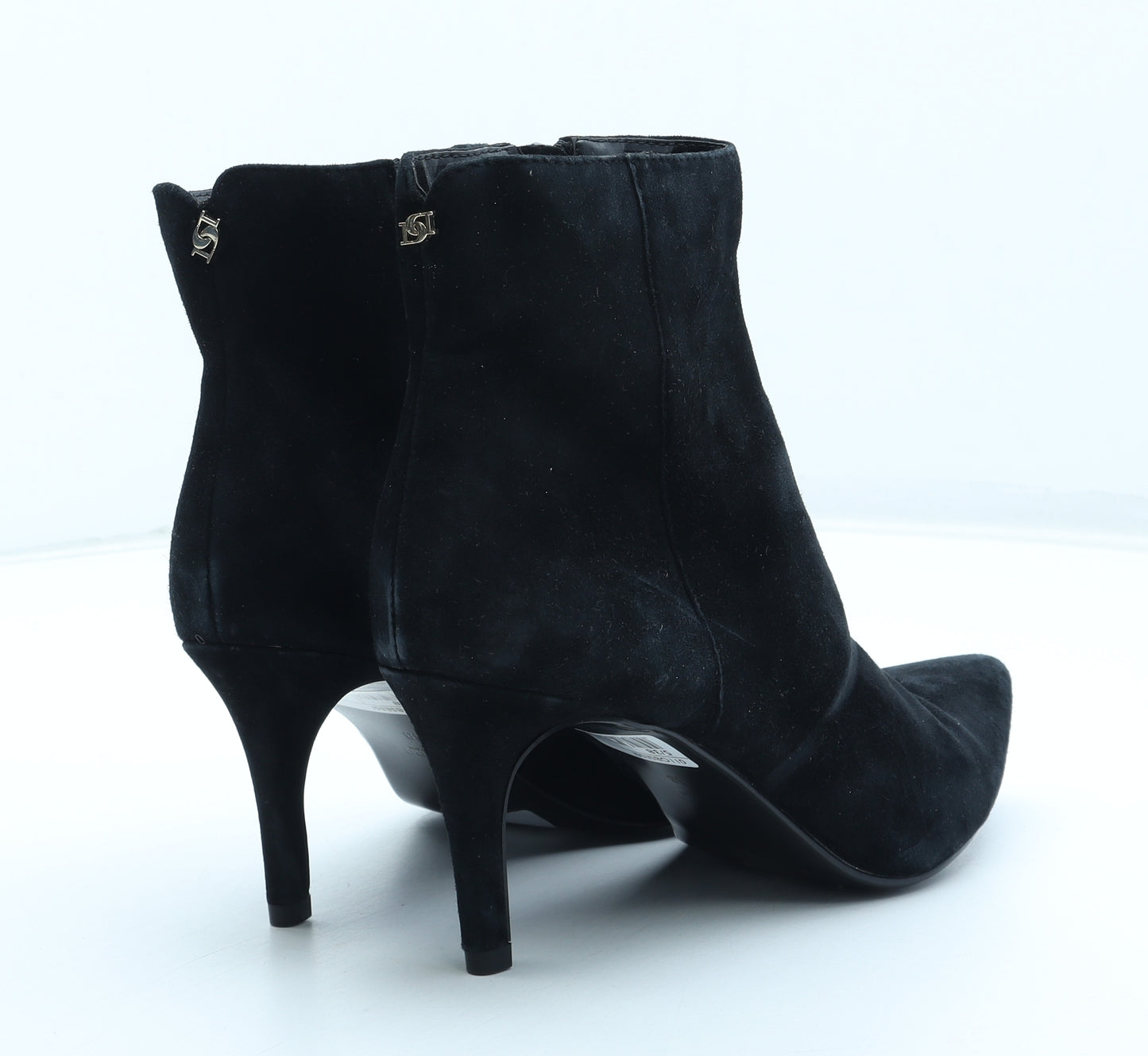 Dune Womens Black Leather Bootie Boot UK