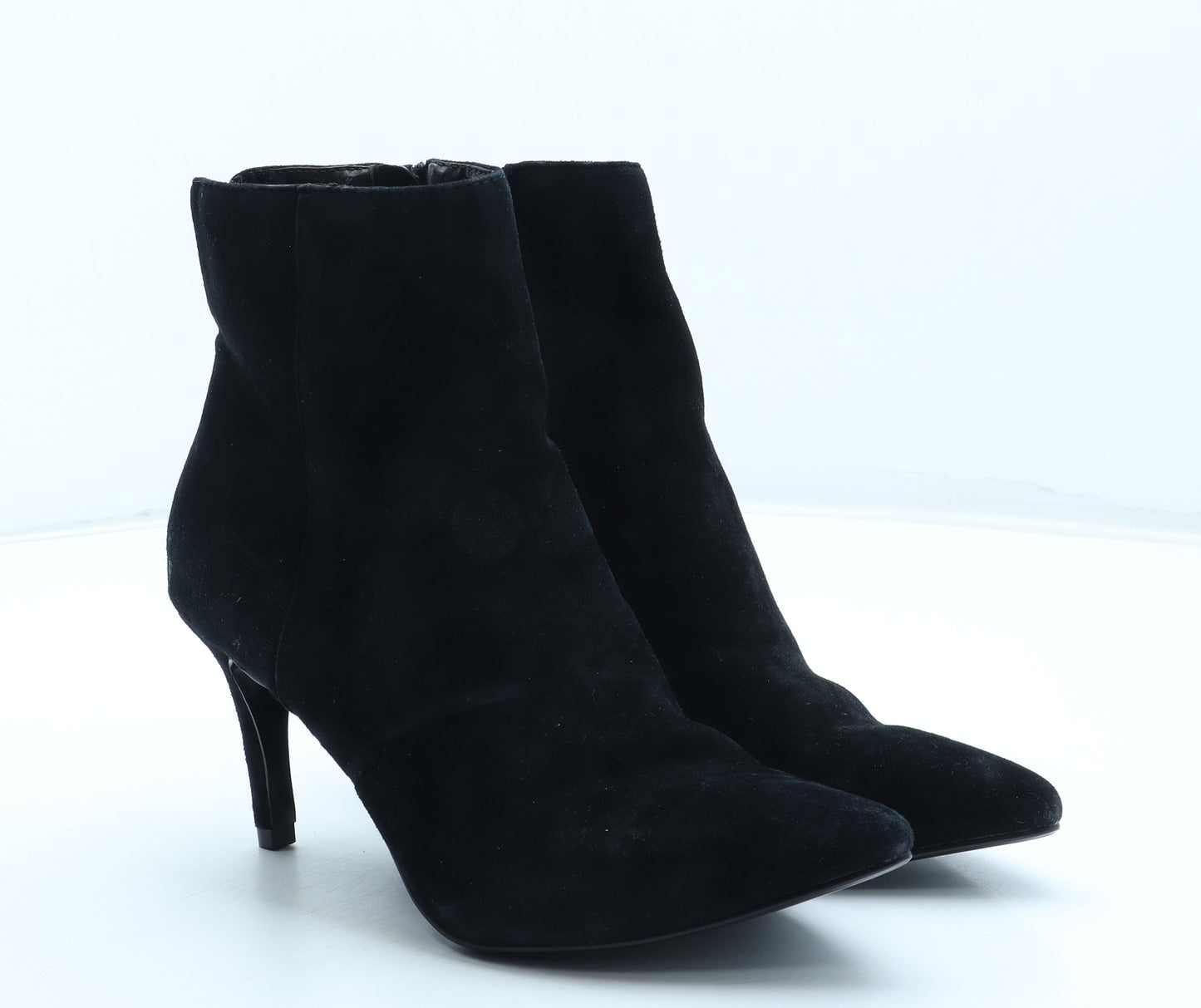 Dune Womens Black Leather Bootie Boot UK
