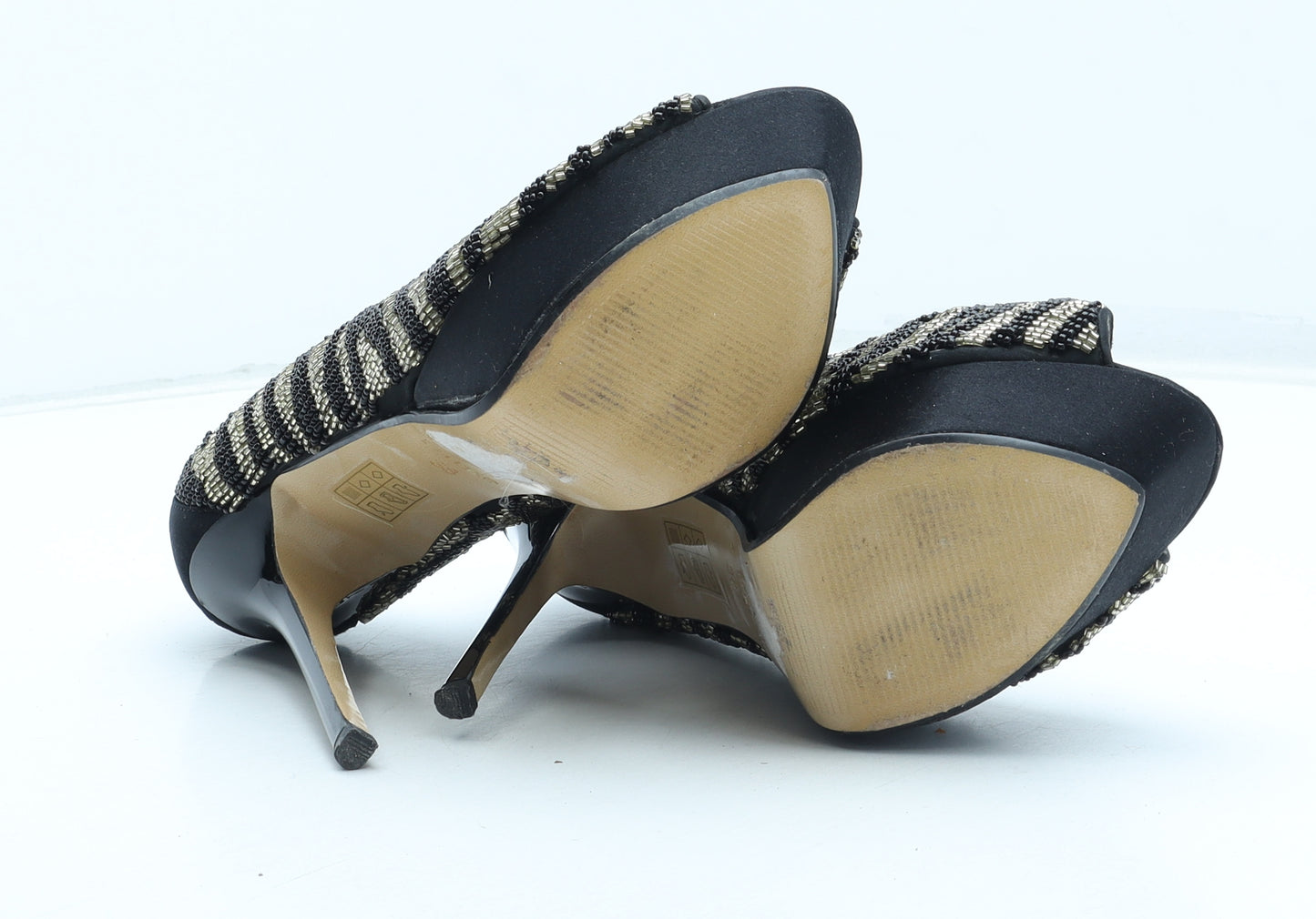 Dune Womens Multicoloured Geometric Synthetic Platform Heel UK - Estimated UK Size 5