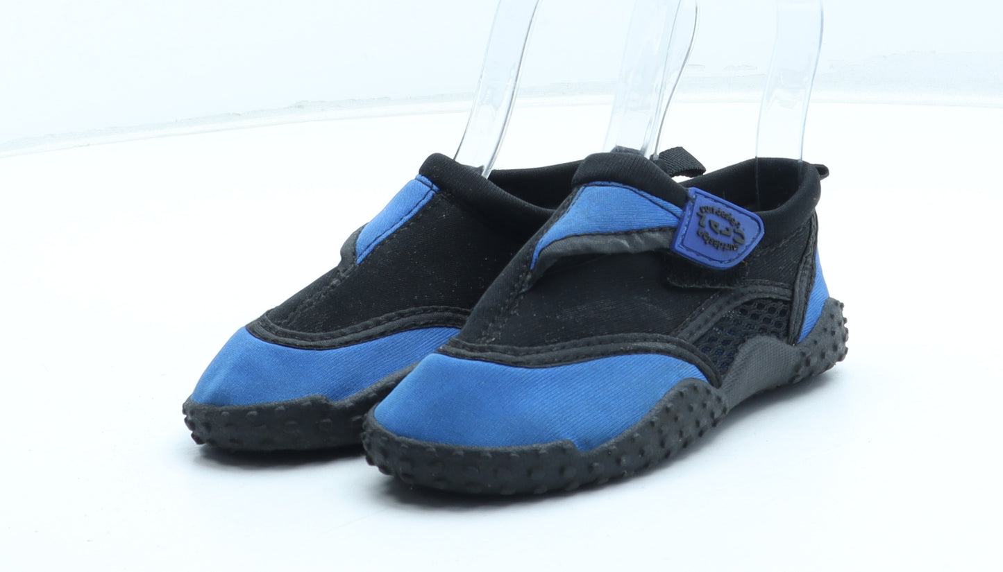 Nalu Boys Blue Colourblock Synthetic Slip On Casual UK 7 - Aqua Shoes