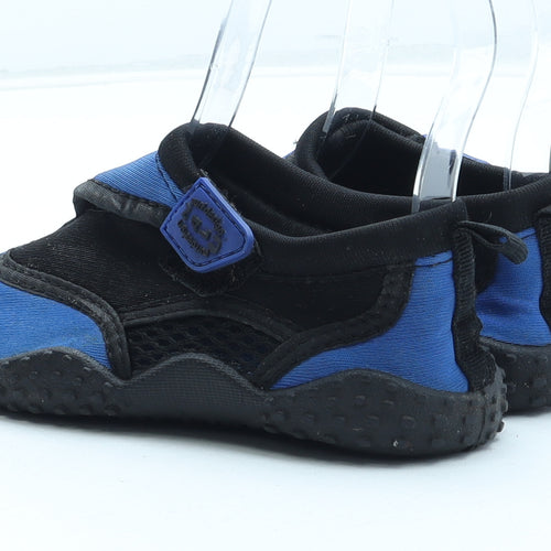 Nalu Boys Blue Colourblock Synthetic Slip On Casual UK 7 - Aqua Shoes