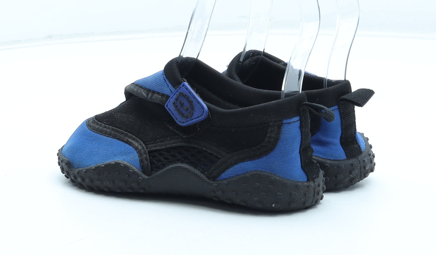 Nalu Boys Blue Colourblock Synthetic Slip On Casual UK 7 - Aqua Shoes