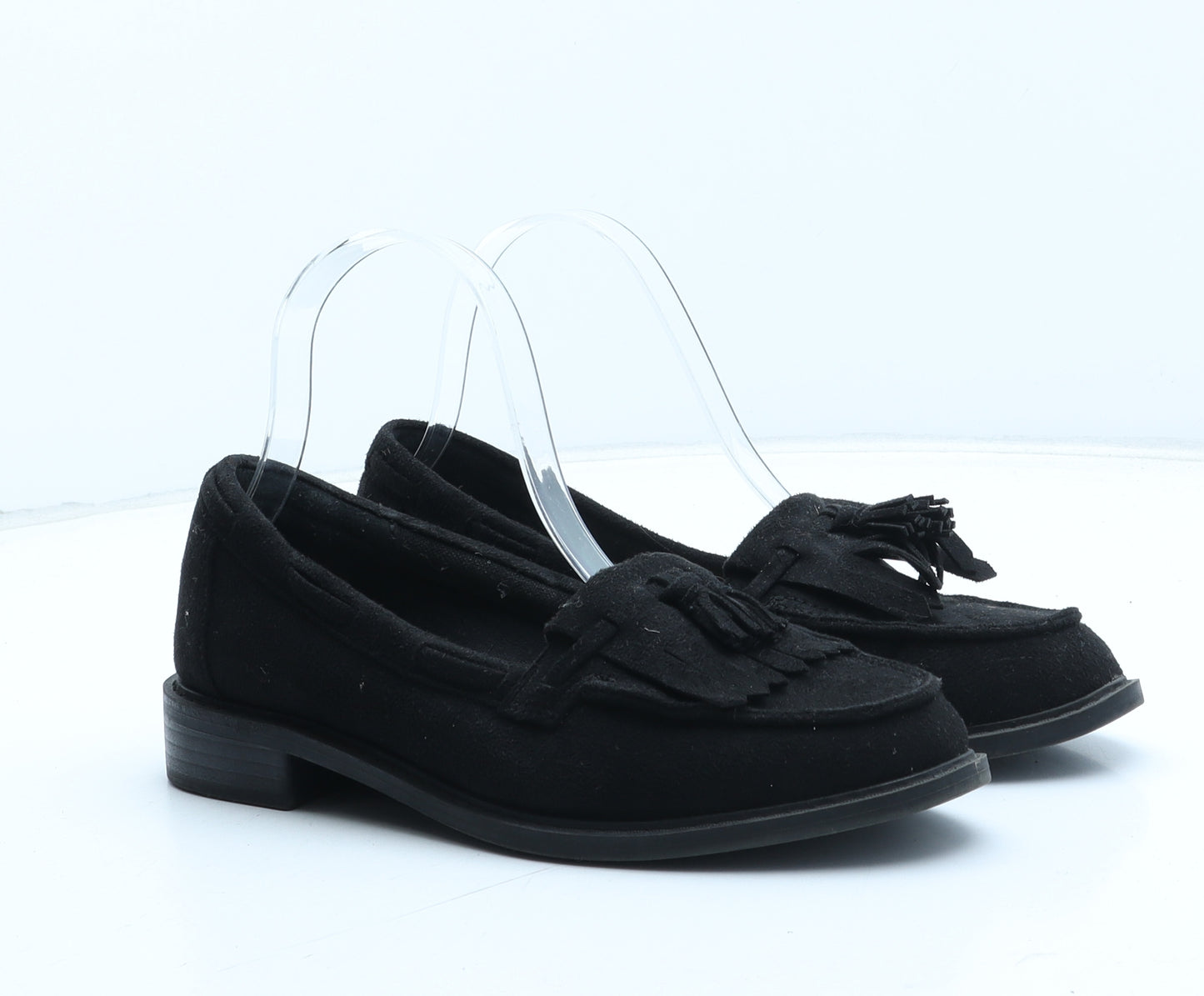 Miso Womens Black Synthetic Moccasin Casual UK