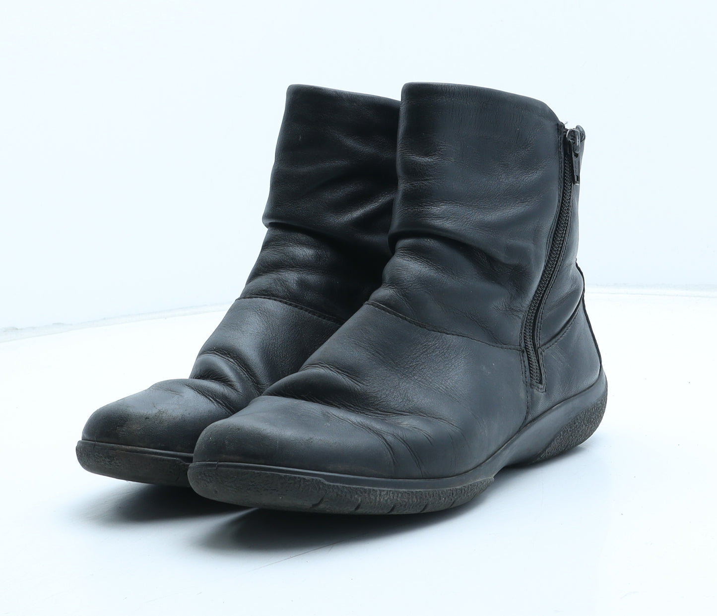 Hotter Womens Black Synthetic Bootie Boot UK