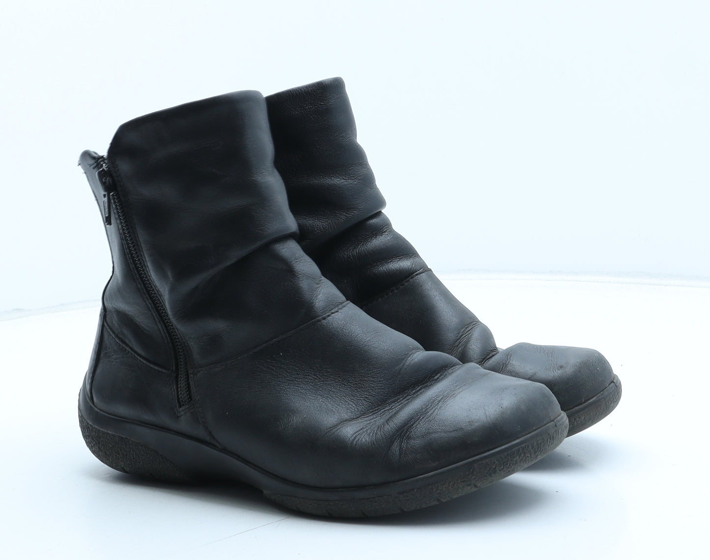 Hotter Womens Black Synthetic Bootie Boot UK
