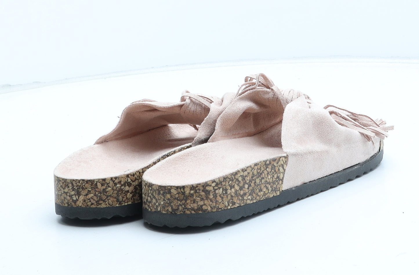 ML Shoes Womens Pink Synthetic Slip On Sandal UK
