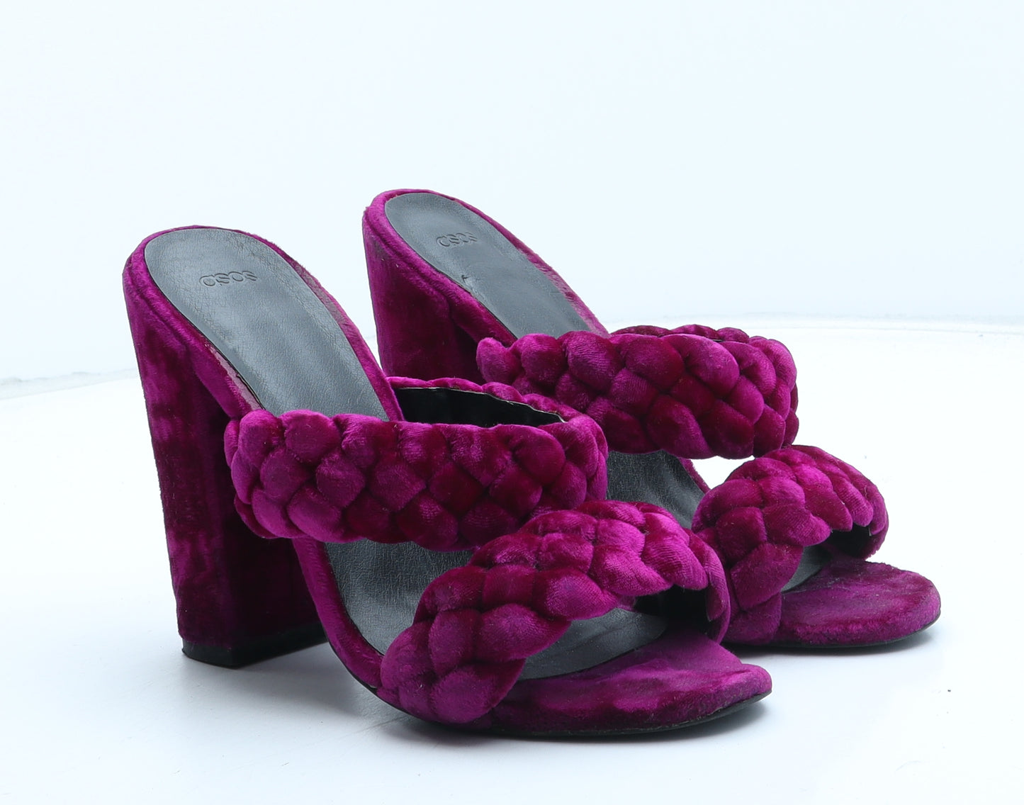 ASOS Womens Purple Synthetic Mule Heel UK