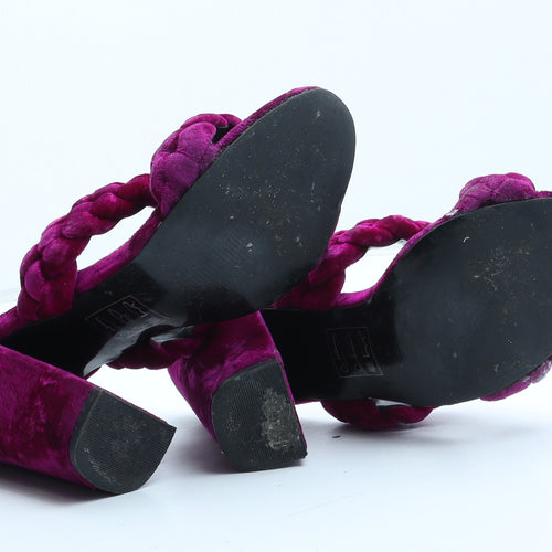ASOS Womens Purple Synthetic Mule Heel UK