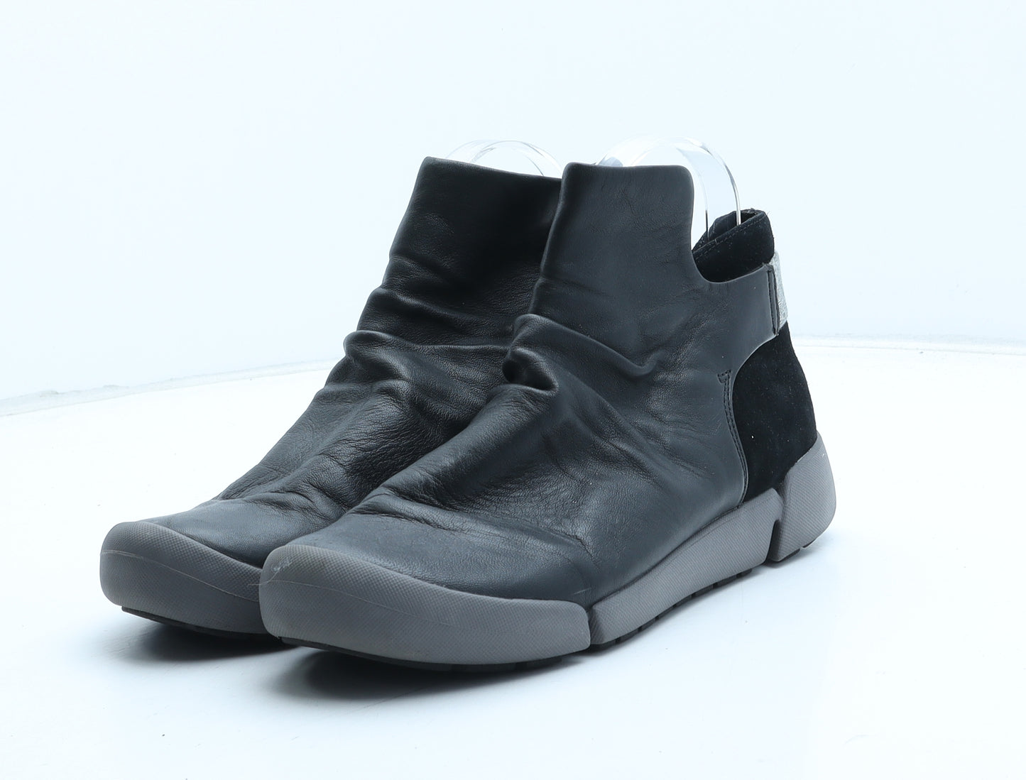 Clarks Womens Black Synthetic Bootie Boot UK