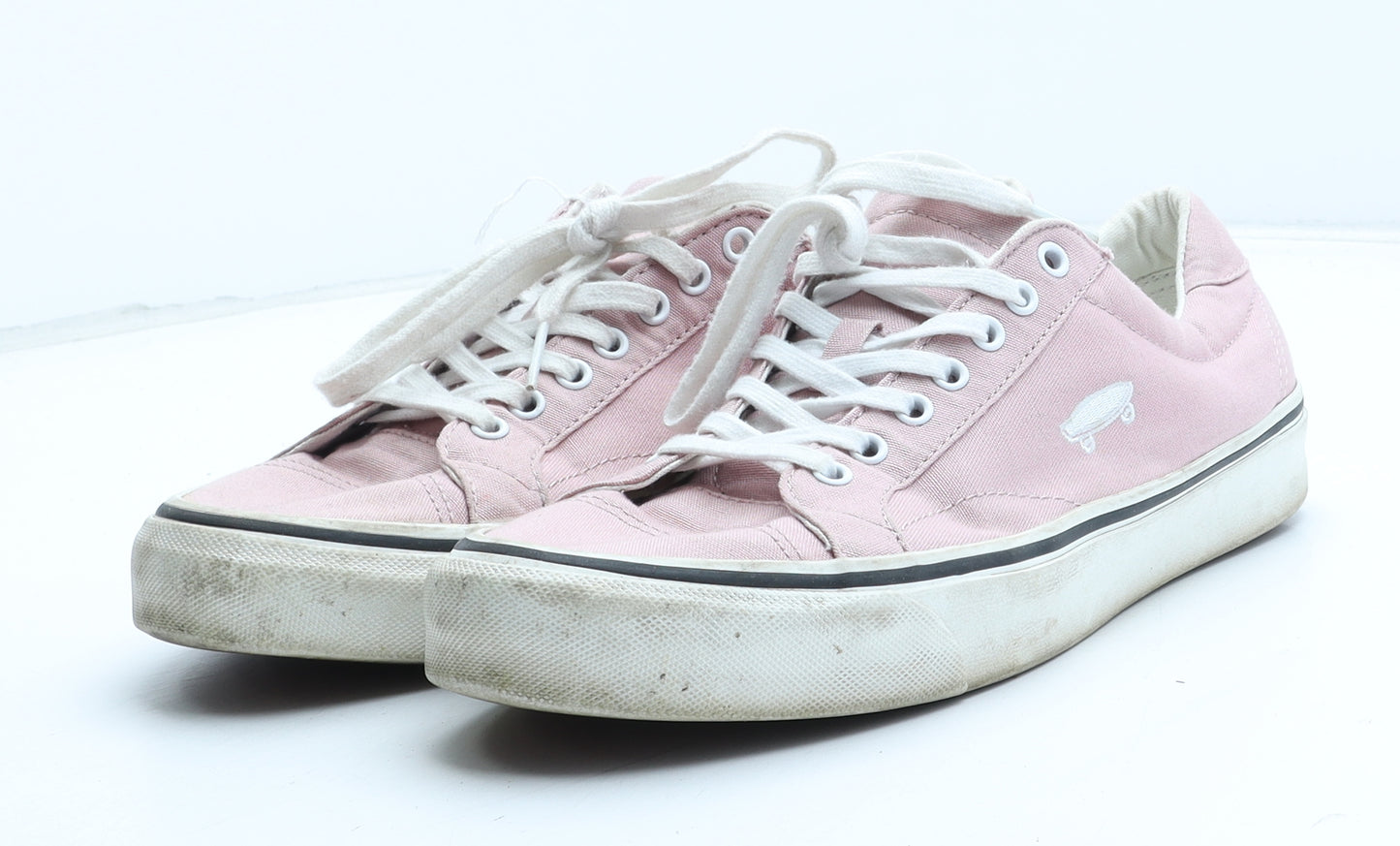 VANS Mens Pink Cotton Trainer UK 9