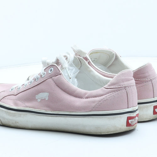 VANS Mens Pink Cotton Trainer UK 9