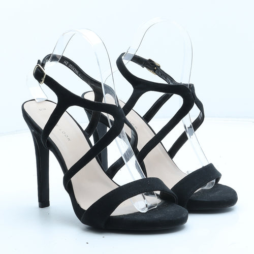New Look Womens Black Synthetic Strappy Heel UK