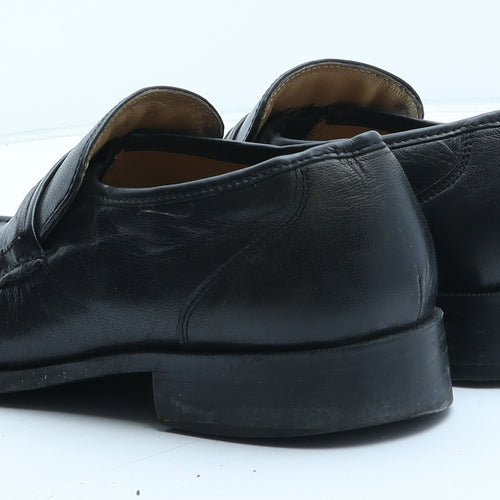 Clarks Mens Black Leather Slip On Casual UK 8