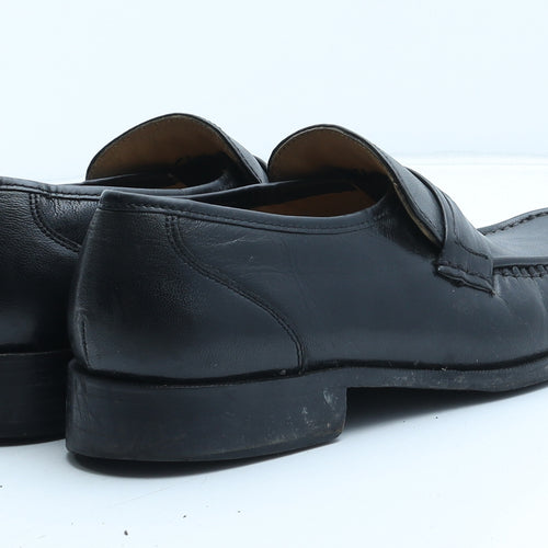 Clarks Mens Black Leather Slip On Casual UK 8