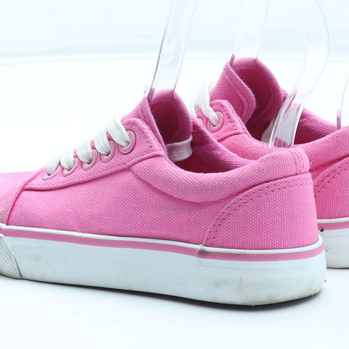 Casual Collection Girls Pink Polyester Trainer UK 10 28
