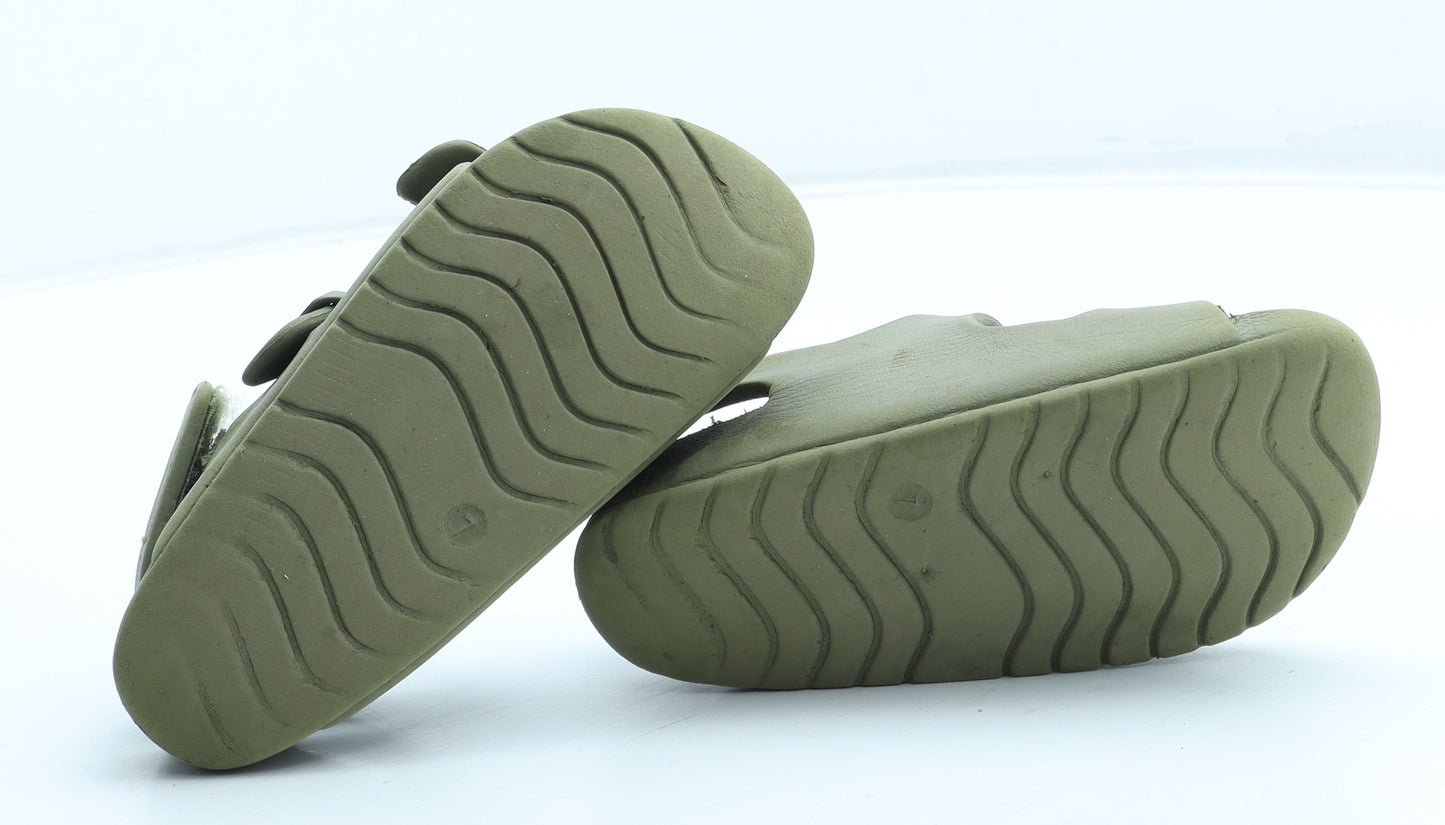 NEXT Boys Green Rubber Fisherman Sandal UK 7