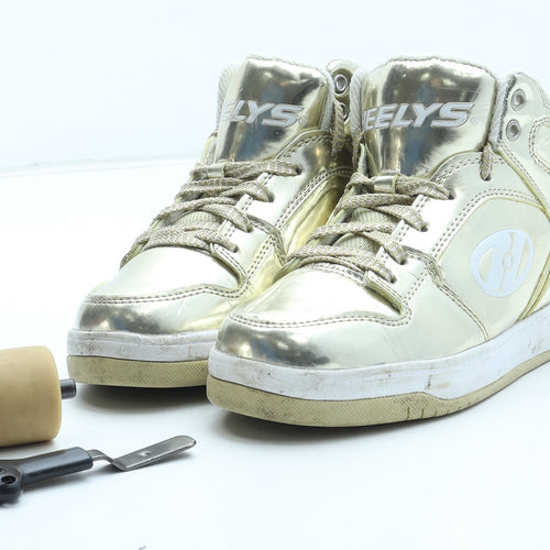 Heelys Girls Gold Polyurethane Trainer UK 2