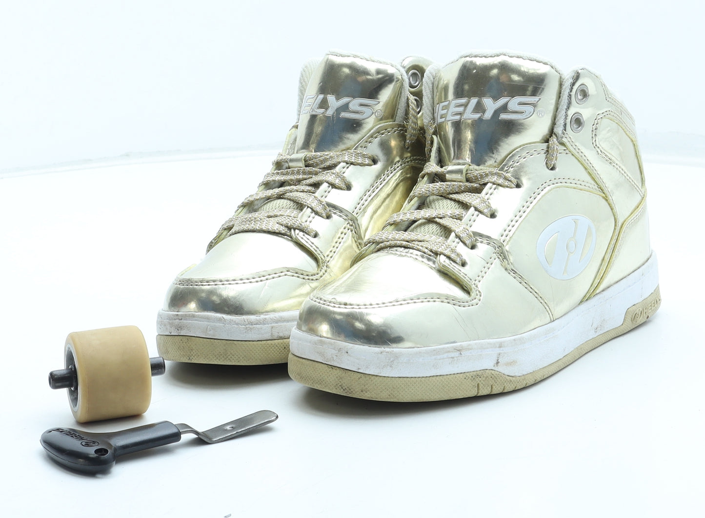 Heelys Girls Gold Polyurethane Trainer UK 2