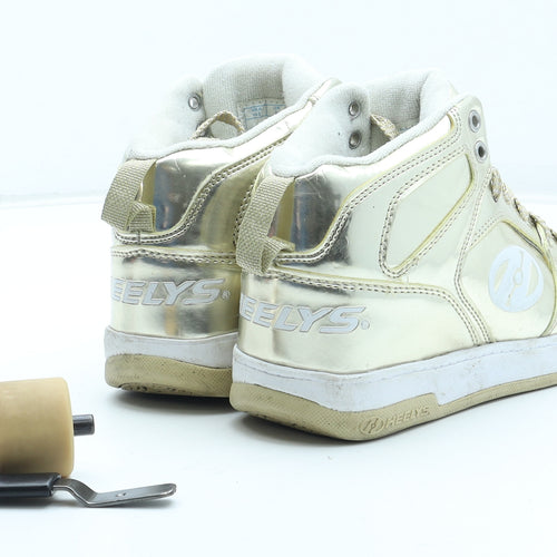 Heelys Girls Gold Polyurethane Trainer UK 2