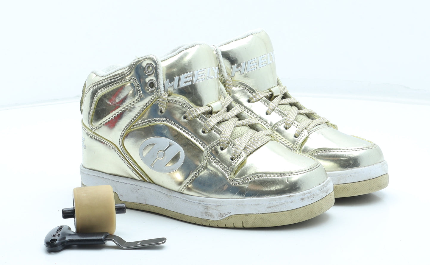 Heelys Girls Gold Polyurethane Trainer UK 2