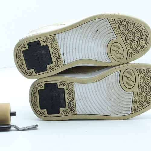 Heelys Girls Gold Polyurethane Trainer UK 2