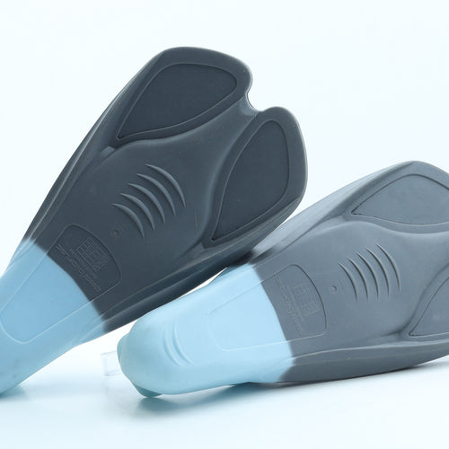 Speedo Boys Grey Colourblock Rubber Slip On Sandal UK 4 - Aqua Shoes Size 4-5