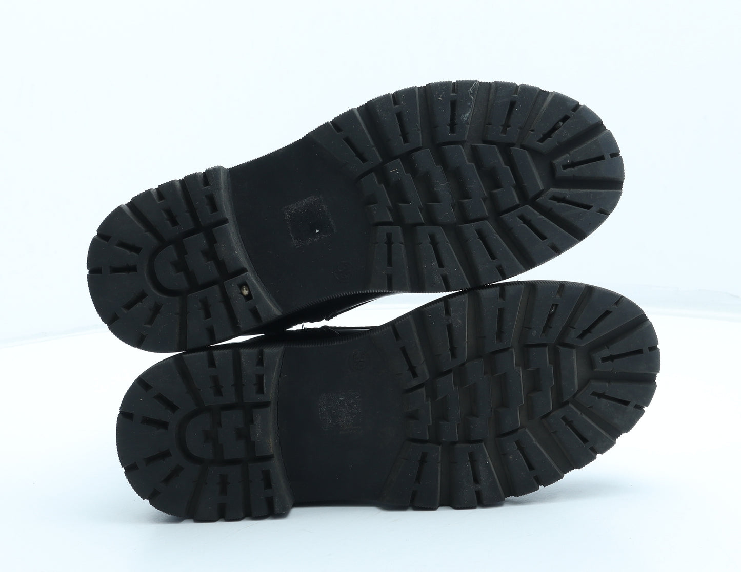 Samurai Womens Black Polyurethane Biker Boot UK