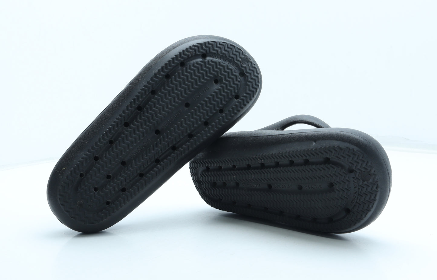 Primark Womens Black Rubber Thong Sandal UK - UK size 5-6
