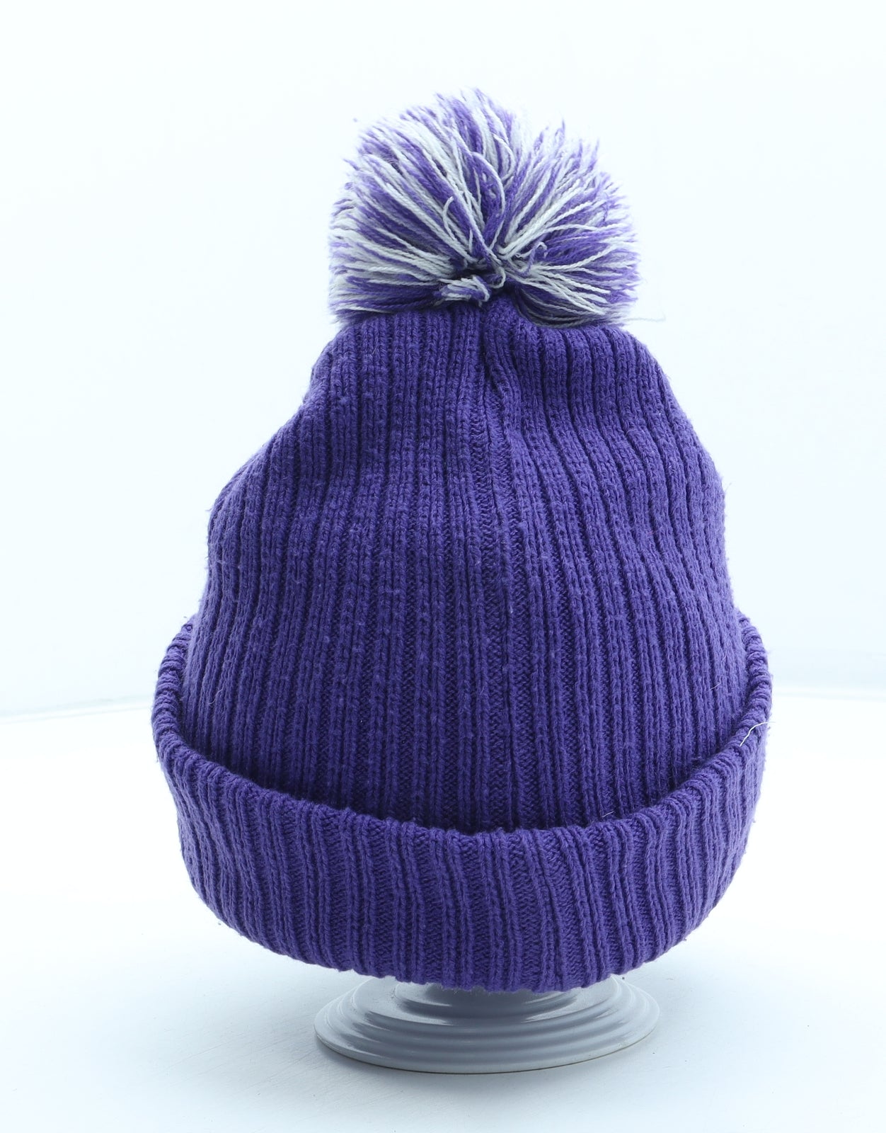 Thinsulate Womens Purple Acrylic Bobble Hat One Size