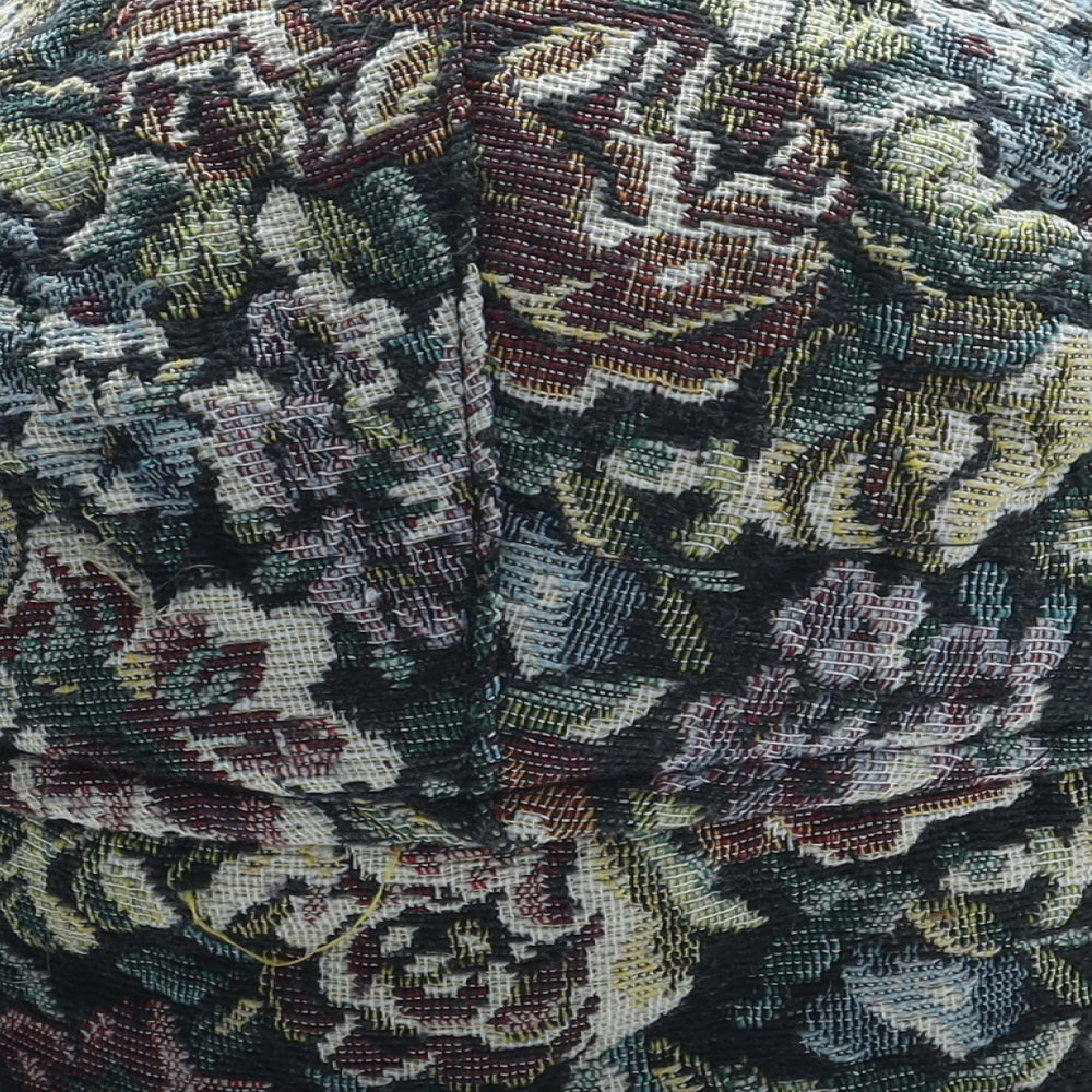 Preworn Womens Multicoloured Floral Polyester Trapper Hat One Size