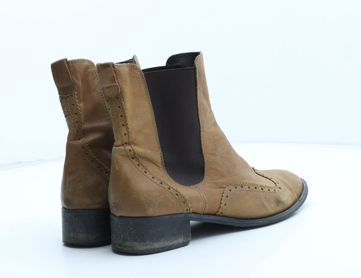 Boden Womens Brown Leather Chelsea Boot UK