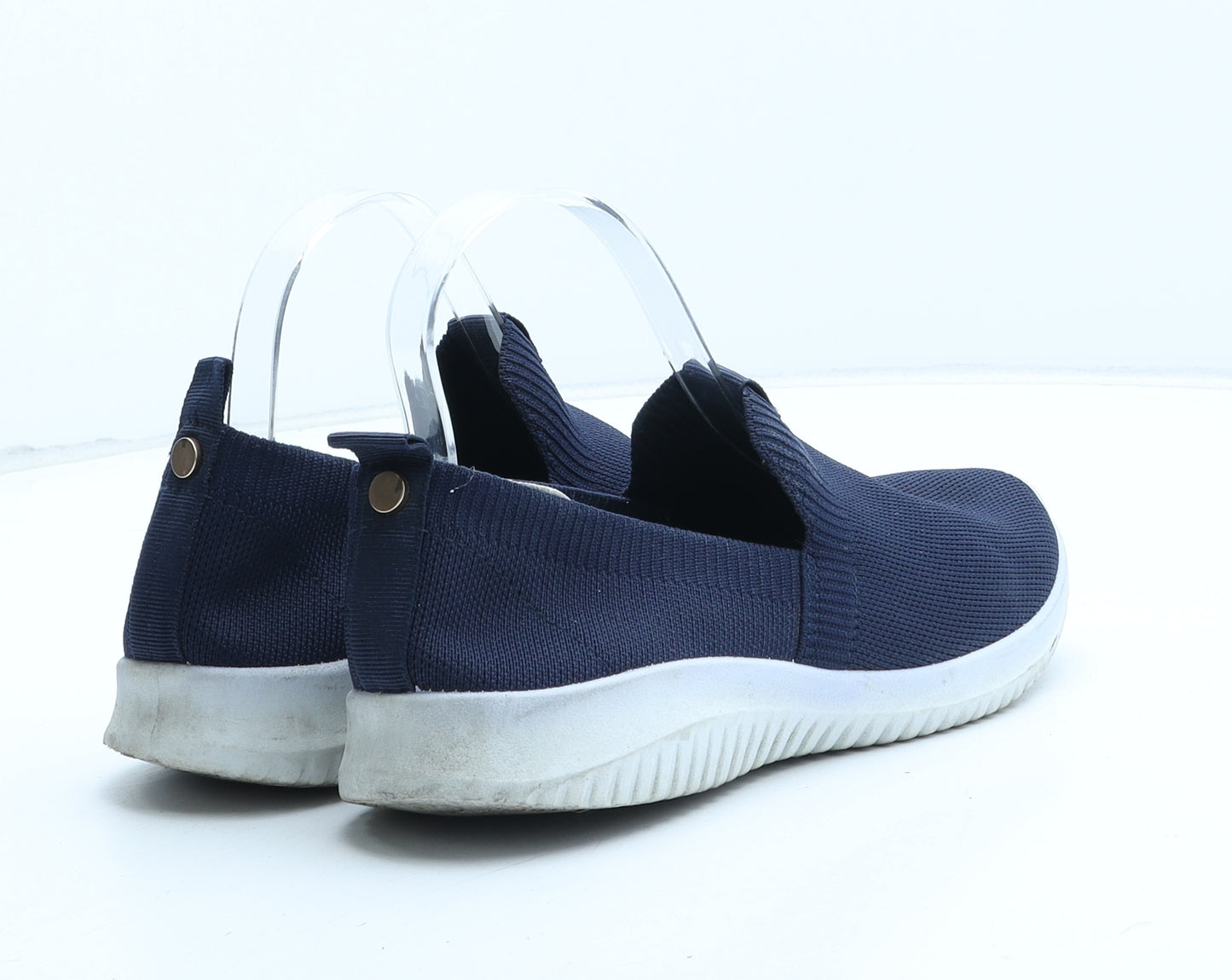 New Look Womens Blue Synthetic Slip On Casual UK