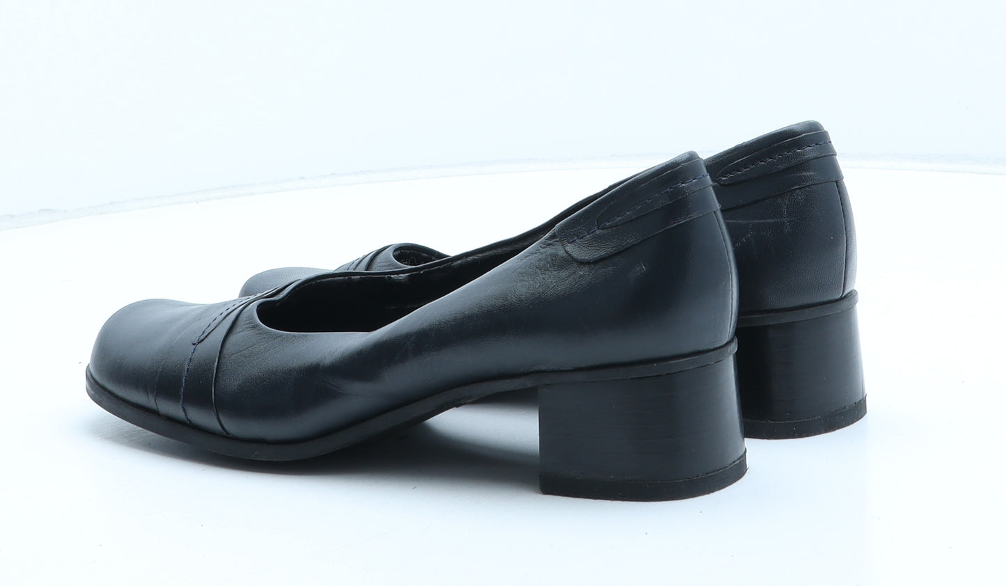 Clarks Womens Black Synthetic Court Heel UK
