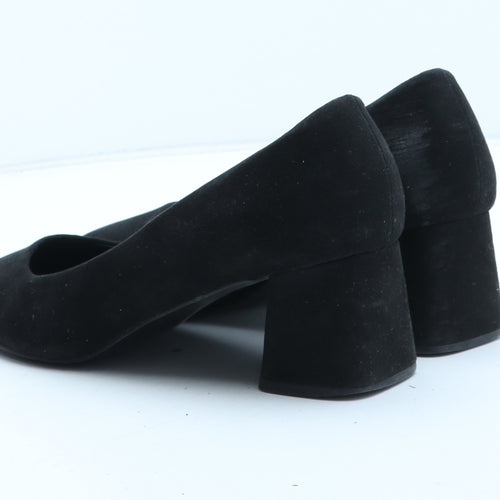 Preworn Womens Black Synthetic Court Heel UK