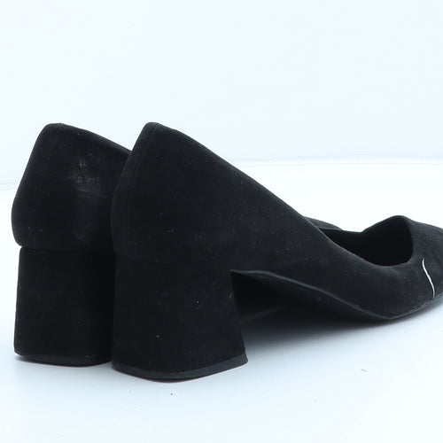 Preworn Womens Black Synthetic Court Heel UK