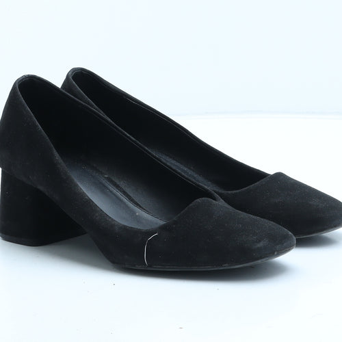 Preworn Womens Black Synthetic Court Heel UK