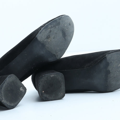 Preworn Womens Black Synthetic Court Heel UK