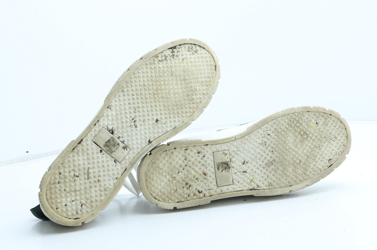 Per Una Womens White Colourblock Leather Trainer UK - Leopard Pattern