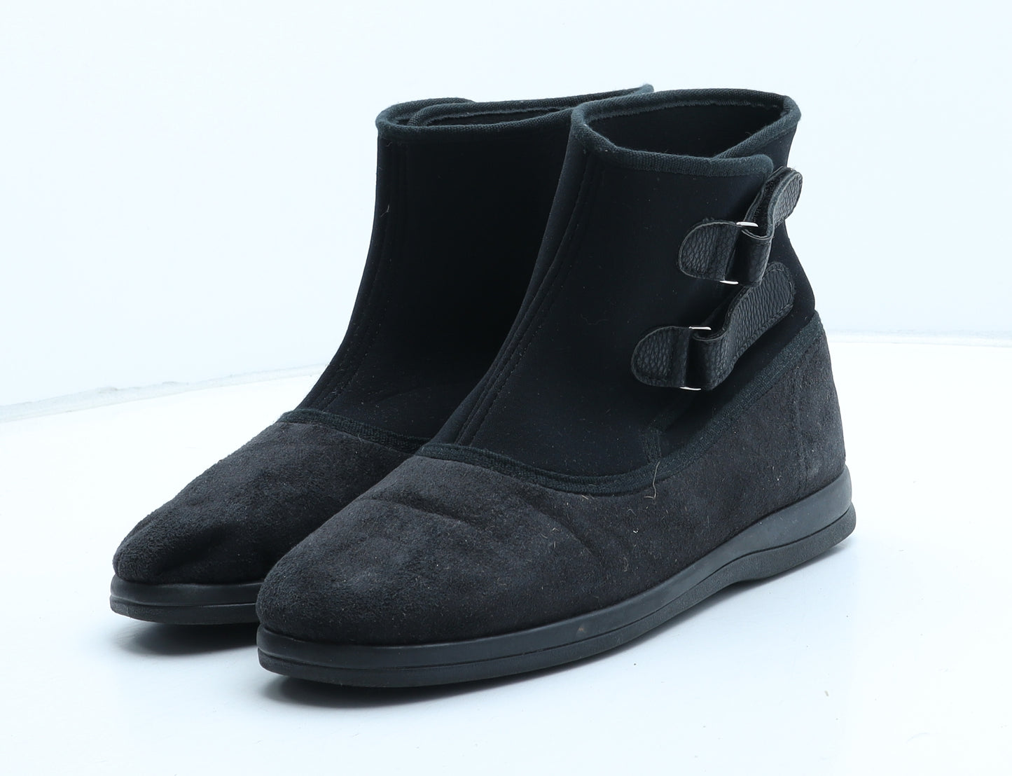 Cosyfeet Womens Black Synthetic Bootie Boot UK