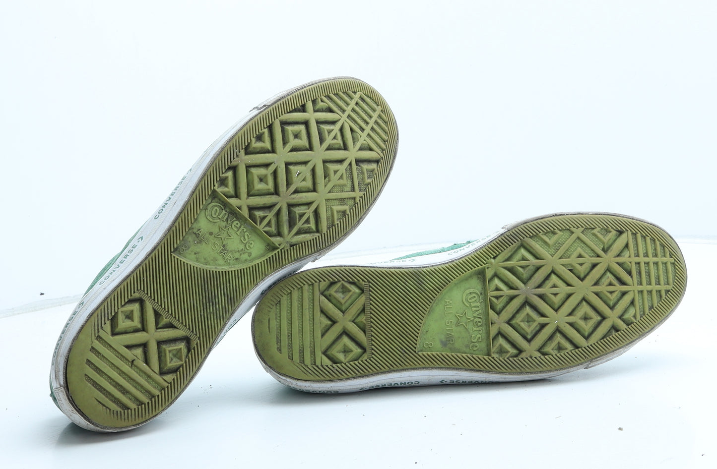 Converse Mens Green Suede Trainer UK 8