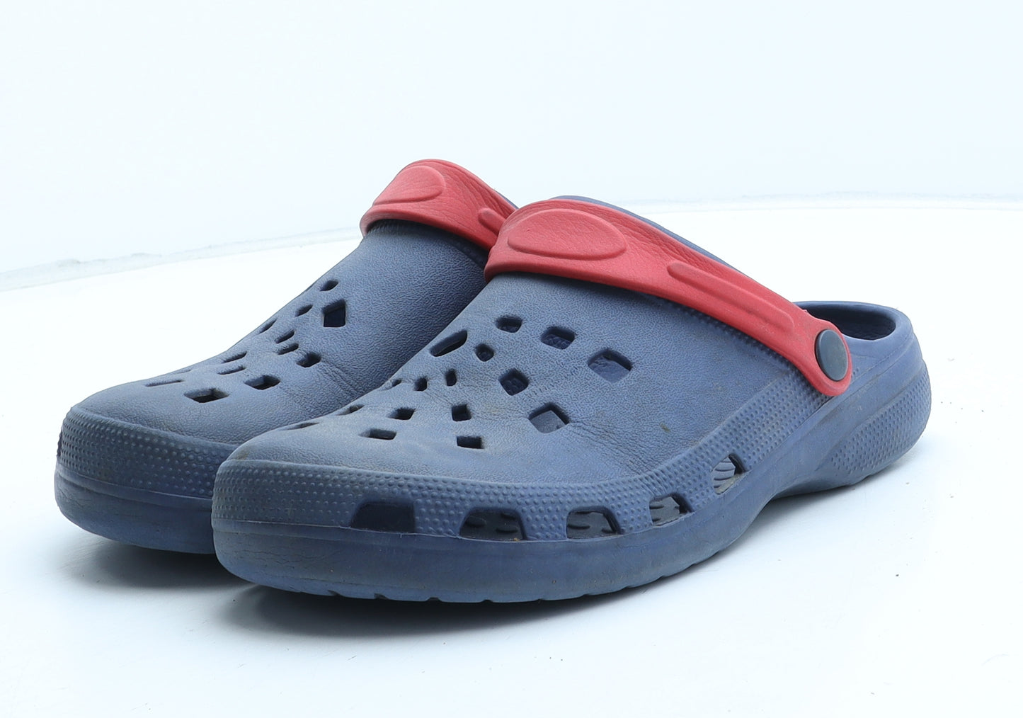 Preworn Mens Blue Synthetic Slip On Sandal UK 5
