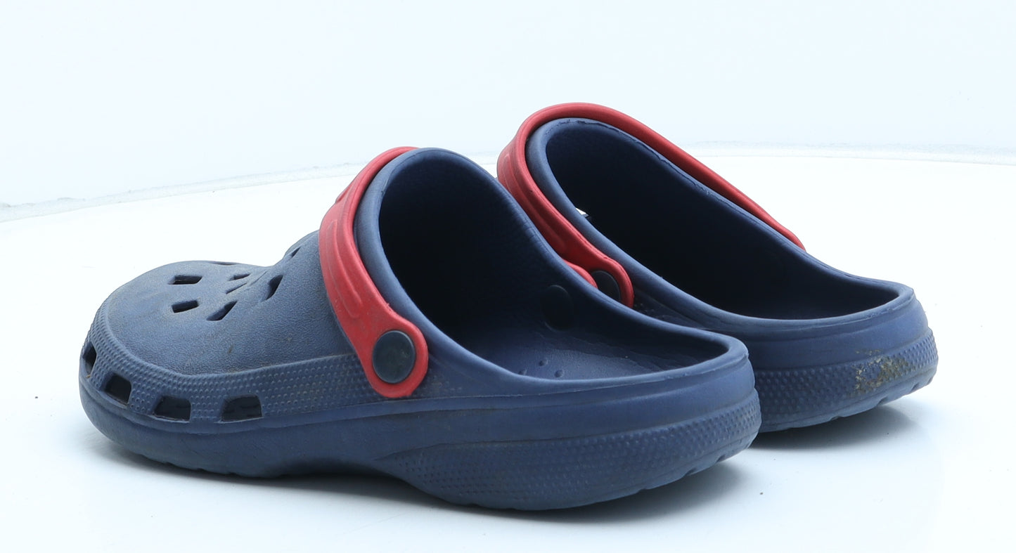 Preworn Mens Blue Synthetic Slip On Sandal UK 5
